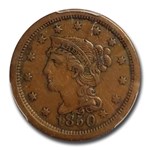 1850 Large Cent XF-45 PCGS (Brown)