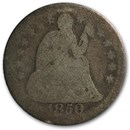 1850 Liberty Seated Dime AG