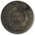 1850 Liberty Seated Dime AG
