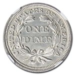 1850 Liberty Seated Dime MS-65 NGC