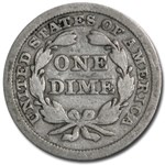 1850 Liberty Seated Dime VF