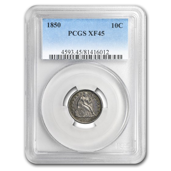 1850 Liberty Seated Half Dime XF 1850 Liberty Seated Half Dime XF
