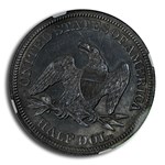 1850 Liberty Seated Half Dollar MS-65 NGC
