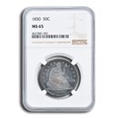 1850 Liberty Seated Half Dollar MS-65 NGC