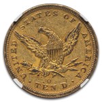 1850-O $10 Liberty Gold Eagle AU-53 NGC