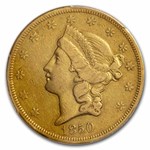 1850-O $20 Liberty Gold Double Eagle VF-25 PCGS