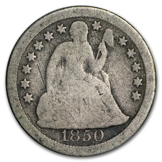 1850-O Liberty Seated Dime Good 1850-O Liberty Seated Dime Good