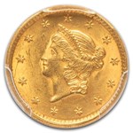 1851 $1 Liberty Head Gold MS-63 PCGS
