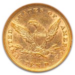 1851 $10 Liberty Gold Eagle AU-55 NGC