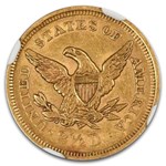 1851 $2.50 Liberty Gold Quarter Eagle AU-53 NGC