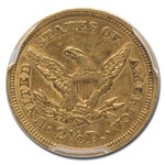 1851 $2.50 Liberty Gold Quarter Eagle AU-53 PCGS