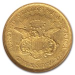 1851 $20 Liberty Gold Double Eagle AU-50 NGC