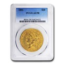 1851 $20 Liberty Gold Double Eagle AU-58 PCGS 1851 $20 Liberty Gold Double Eagle AU-58 PCGS