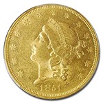 1851 $20 Liberty Gold Double Eagle MS-60 PCGS