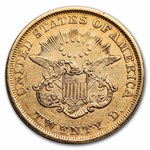 1851 $20 Liberty Gold Double Eagle XF