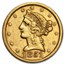 1851 $5 Liberty Gold Half Eagle XF