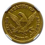 1851-D $5 Liberty Gold Half Eagle AU-53 NGC