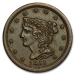 1851 Half Cent AU