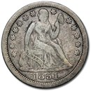 1851 Liberty Seated Dime Fine