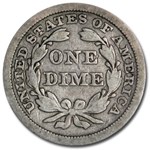 1851 Liberty Seated Dime Fine