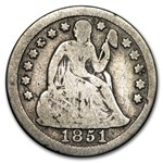 1851 Liberty Seated Dime Good