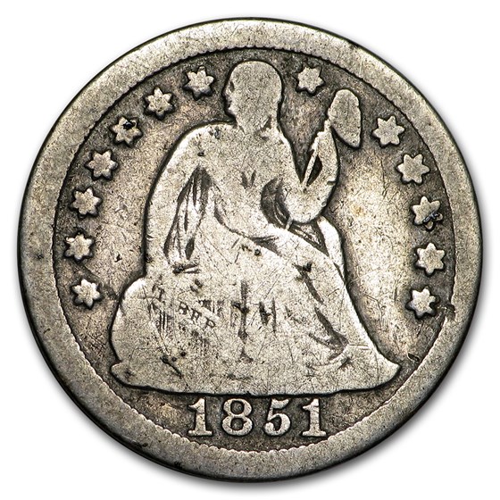 1851 Liberty Seated Dime Good