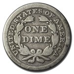 1851 Liberty Seated Dime VG