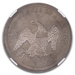 1851 Liberty Seated Dollar MS-63 NGC