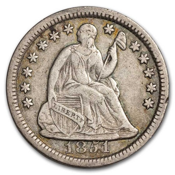 1851 Liberty Seated Half Dime VF 1851 Liberty Seated Half Dime VF