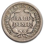 1851 Liberty Seated Half Dime VF