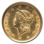 1851-O $1 Liberty Head Gold Dollar MS-61 NGC