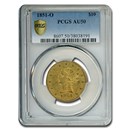 1851-O $10 Liberty Gold Eagle AU-50 PCGS