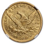 1851-O $10 Liberty Gold Eagle AU-55 NGC