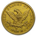 1851-O $10 Liberty Gold Eagle VF Details (Cleaned)