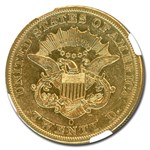 1851-O $20 Liberty Gold Double Eagle AU-53 NGC