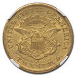 1851-O $20 Liberty Gold Double Eagle AU-55 NGC