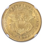 1851-O $20 Liberty Gold Double Eagle AU-58 NGC