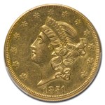 1851-O $20 Liberty Gold Double Eagle AU-58 PCGS