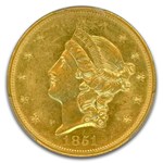 1851-O $20 Liberty Gold Double Eagle MS-61 PCGS
