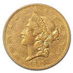 1851-O $20 Liberty Gold Double Eagle XF-45 PCGS CAC