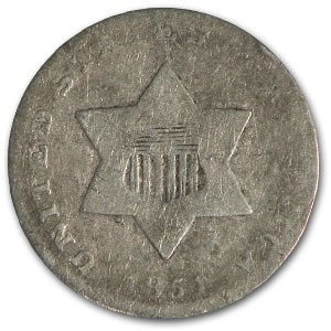 1851 Three Cent Silver Good