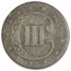 1851 Three Cent Silver Good
