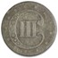 1851 Three Cent Silver Good