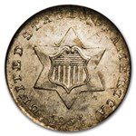 1851 Three Cent Silver MS-63 NGC
