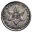 1851 Three Cent Silver XF