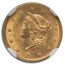 1852 $1 Liberty Head Gold MS-64 NGC