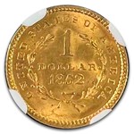 1852 $1 Liberty Head Gold MS-65 NGC