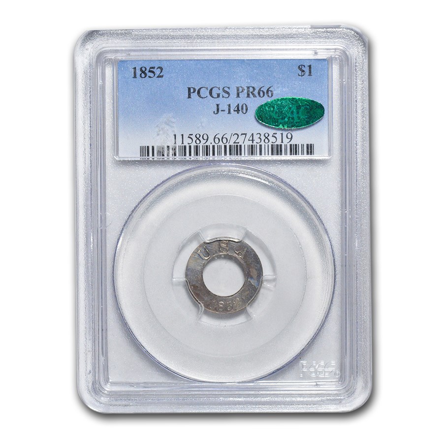 1852 $1 Pattern Dollar PR-66 PCGS CAC (J-140)