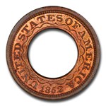 1852 $1 Pattern Dollar PR-66 PCGS CAC (J-147, Red/Brown)