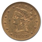 1852 $10 Liberty Gold Eagle AU-50 NGC